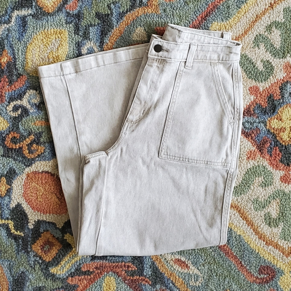 Universal Thread Wide Leg Cropped Jeans (2R)